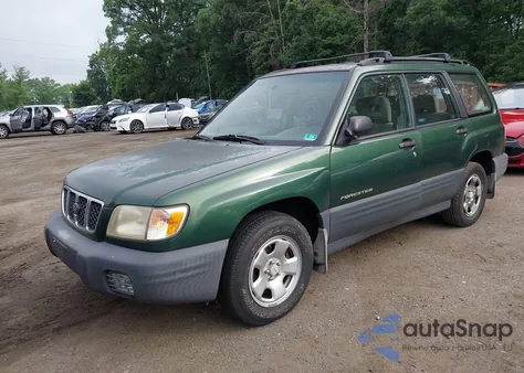 2002 Subaru Forester L z USA, uszkodzony, nr VIN JF1SF63502H745472